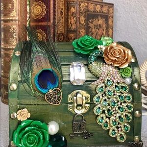Peacock jewelry box